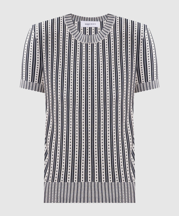 Alexander McQueen Топ кольору айворі в смужку 876343Q1BH0