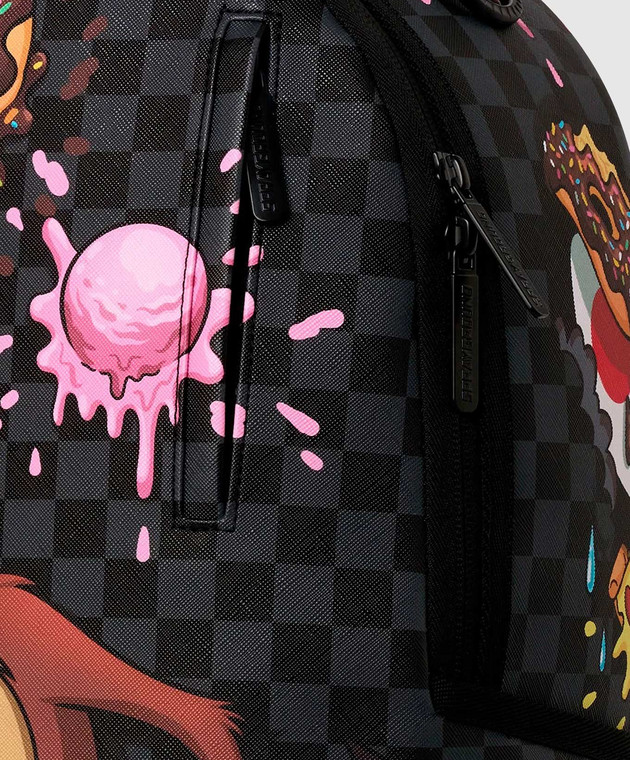 Sprayground Детский черный рюкзак LOONEY TUNES TAZMANIAN DEVIL LUNCH BREAK 910B9111NSZ изображение 4