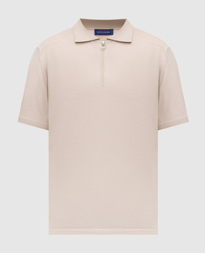 Stefano Ricci Бежевое поло из кашемира W505020P32W26101