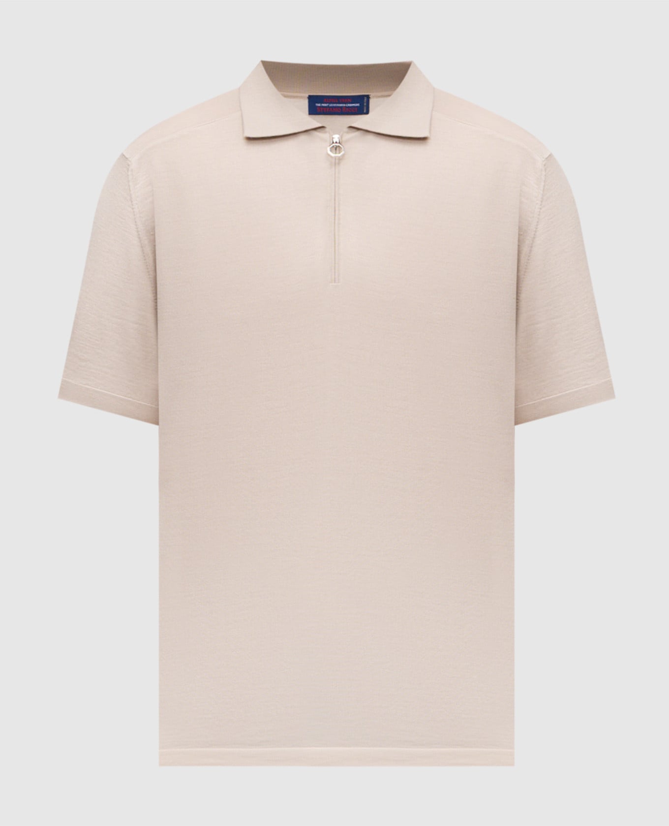 Бежевое поло из кашемира