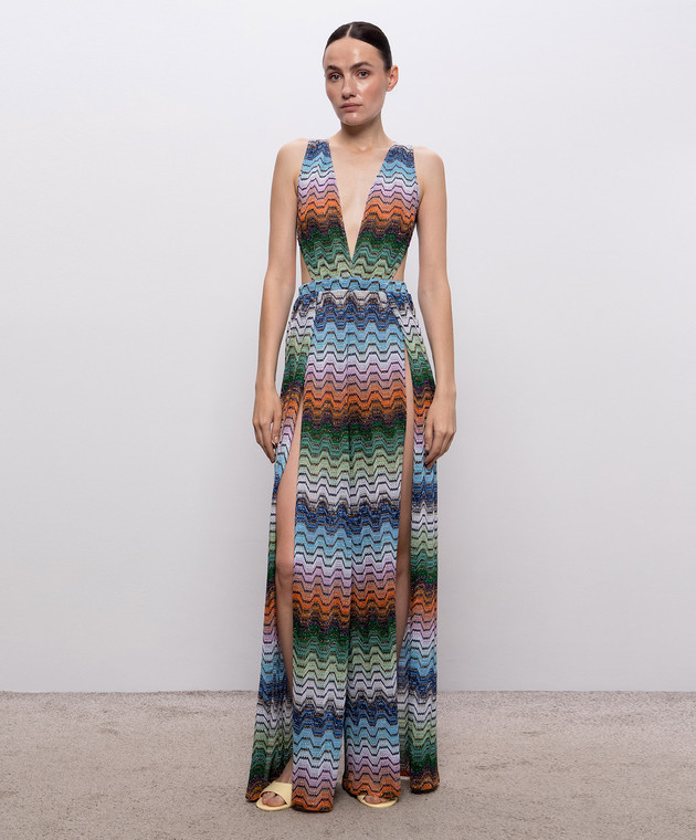 Missoni Комбинезон с открытой спиной в узор MC25SG04BR015D изображение 3