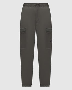 Stone Island Серые джогеры с шерстью K2S153100021S0F24