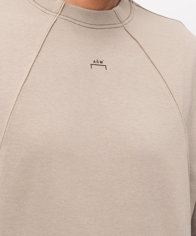 A Cold Wall Бежева футболка Millbank ACWMTS230 зображення 5