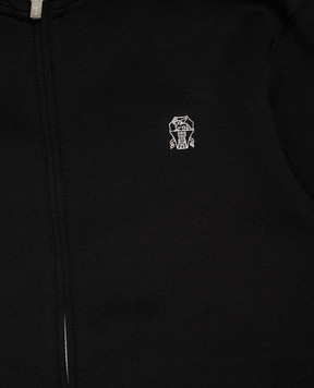 Brunello Cucinelli Дитяча чорна спортивна куртка BM831E517B