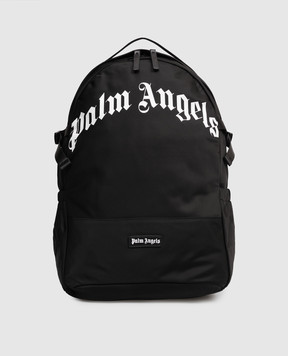 Palm Angels Черный рюкзак с принтом логотипа PMNB02IS26FAB001