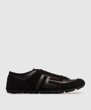 Черные замшевые кроссовки Racer