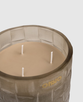 Onno Свічка Chess S з ароматом Precious Oud в скляному свічнику ON785PO