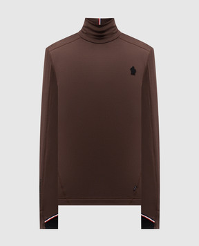 Moncler Grenoble Коричневый гольф с логотипом K20978G00020899JO
