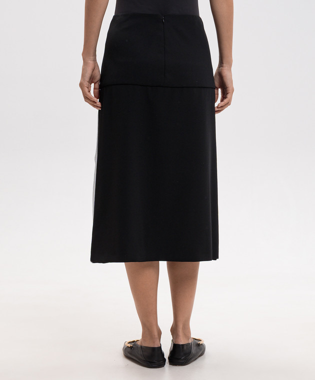 Jil Sander Черная юбка из шерсти J02MA0382J40356 изображение 4