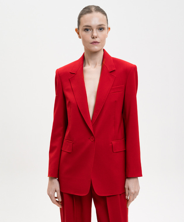 Max Mara Красный жакет BALCO из шерсти MSTBALCO изображение 3