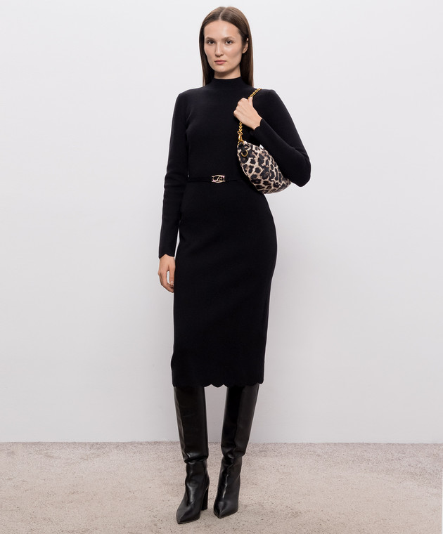 Twinset Черное платье 262TT3130 изображение 2