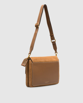 Gianni Chiarini Коричнева замшева сумка Three BS12295CMPL
