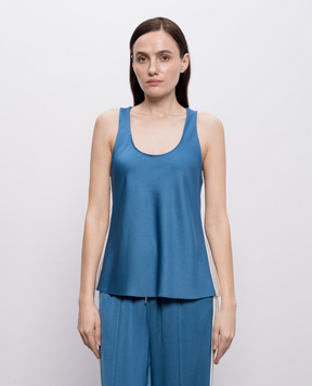 Simkhai Синий топ с лампасами 2262087Q