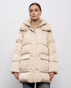 Peserico Бежевий пуховик S24097Z06104