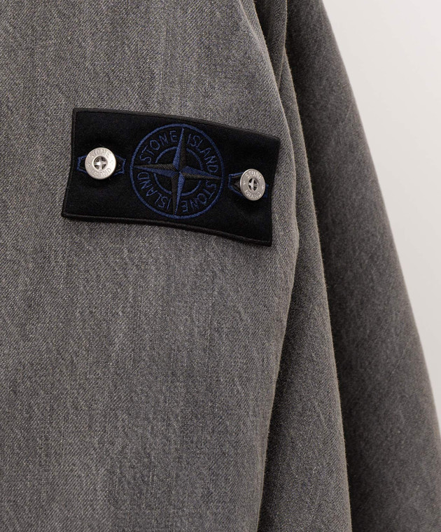 Stone Island Сіра джинсова куртка L2S144100006S0J35 зображення 5