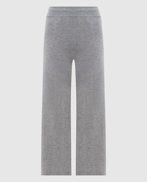 LISA YANG Серые брюки Marlo из кашемира 2024102