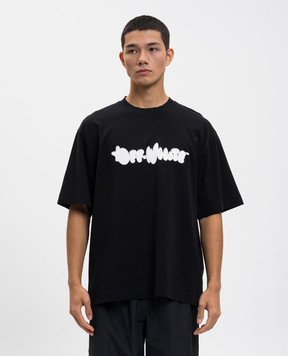 Off-White Чорна футболка з принтом логотипа 44MAA120F5J00K