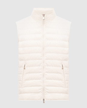 Brunello Cucinelli Пуховий жилет кольору айворі MV4081797