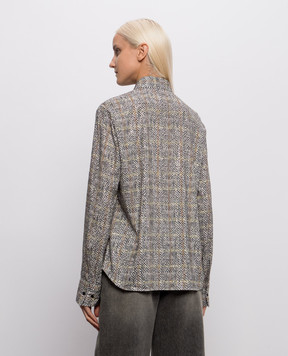 Ermanno Scervino Блуза с кристаллами D492K361CTWEK