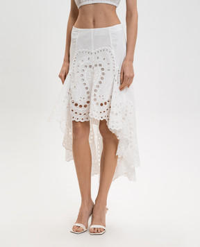Charo Ruiz Біла асиметрична спідниця Finn 263402