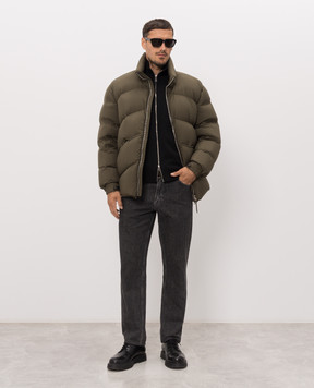 Tom Ford Пуховик кольору хакі OJD007FMN090