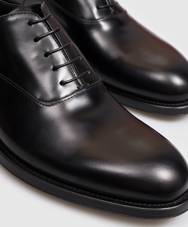Canali Черные кожаные оксфорды RA01347621547 изображение 5