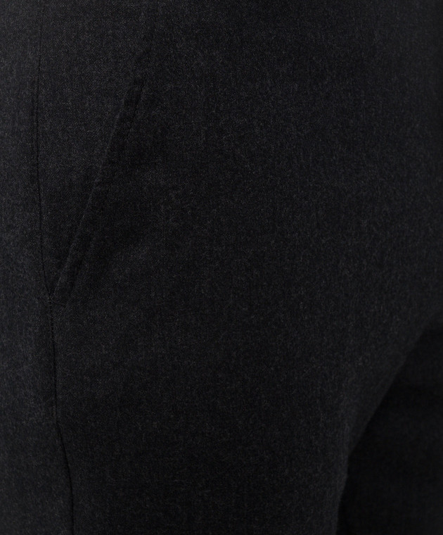 Canali Сірі штани з вовни AR03472V91675 зображення 5