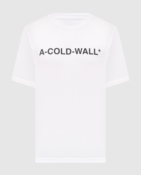 A Cold Wall Белая футболка с принтом логотипа 1000ACW2