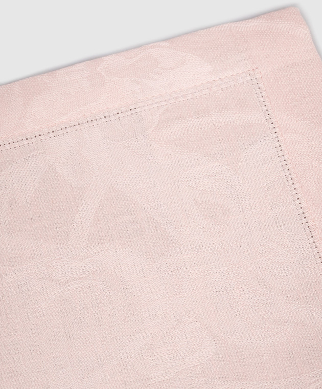 Le Jacquard Fraincais Рожева серветка Tivoli з льону 22507 зображення 2