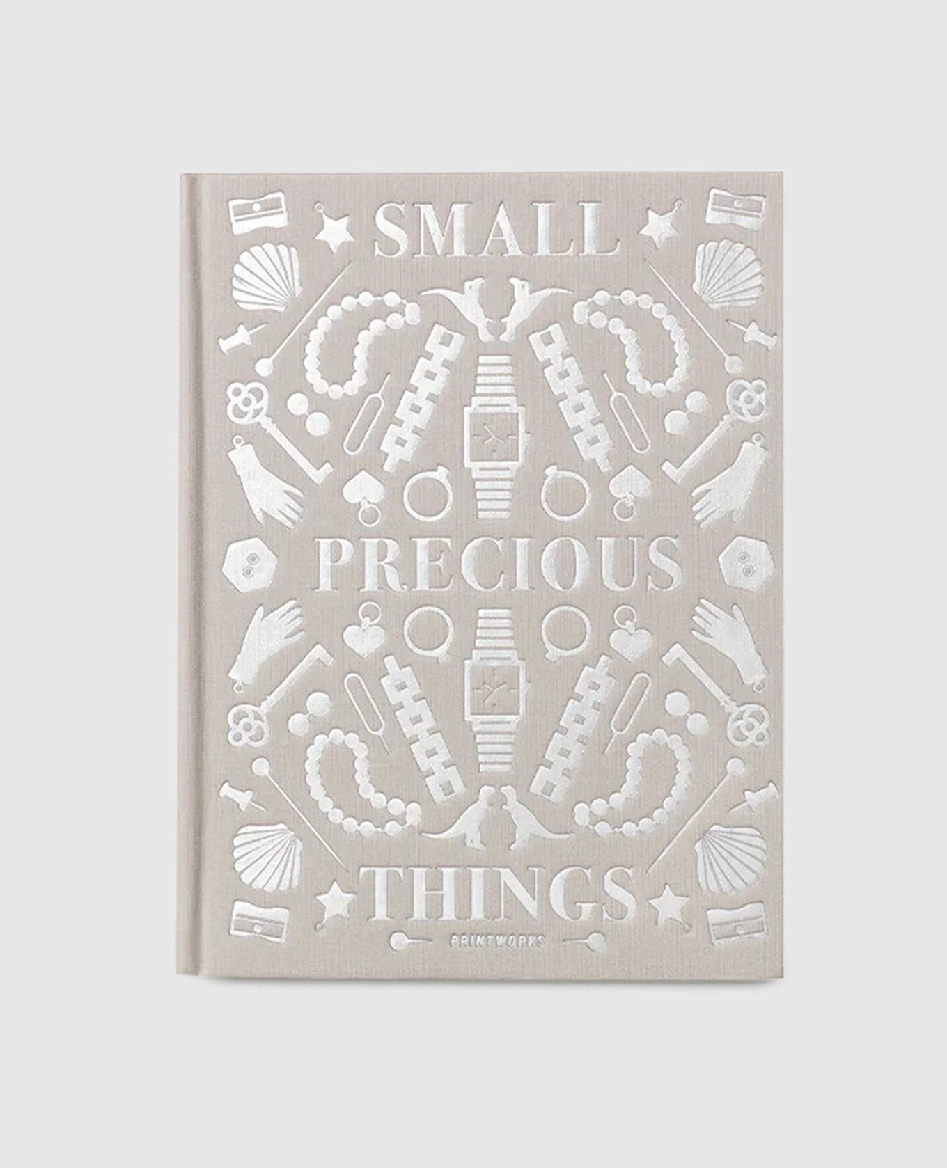 

Серый ящик для хранения украшений, Декор