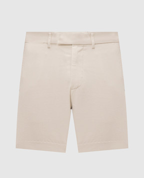 Tom Ford Белые шорты с логотипом SSL009FMC276