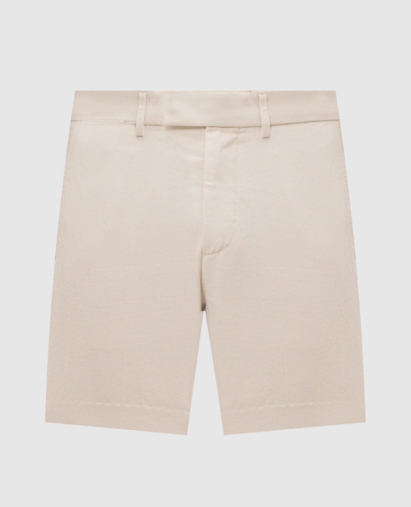 Белые шорты с логотипом