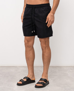 Vilebrequin Черные шорты для плавания с нашивкой MOOC4A00