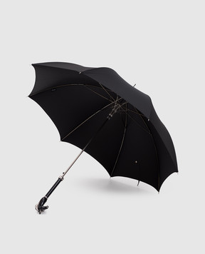Pasotti Черный зонтик-трость Black Horse OMITUO478RASOOXFORD18