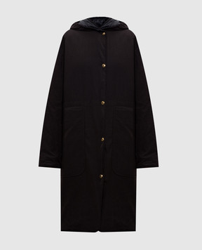 Moncler Черная двухсторонняя пуховая куртка Thymlong L10931C00005599CC