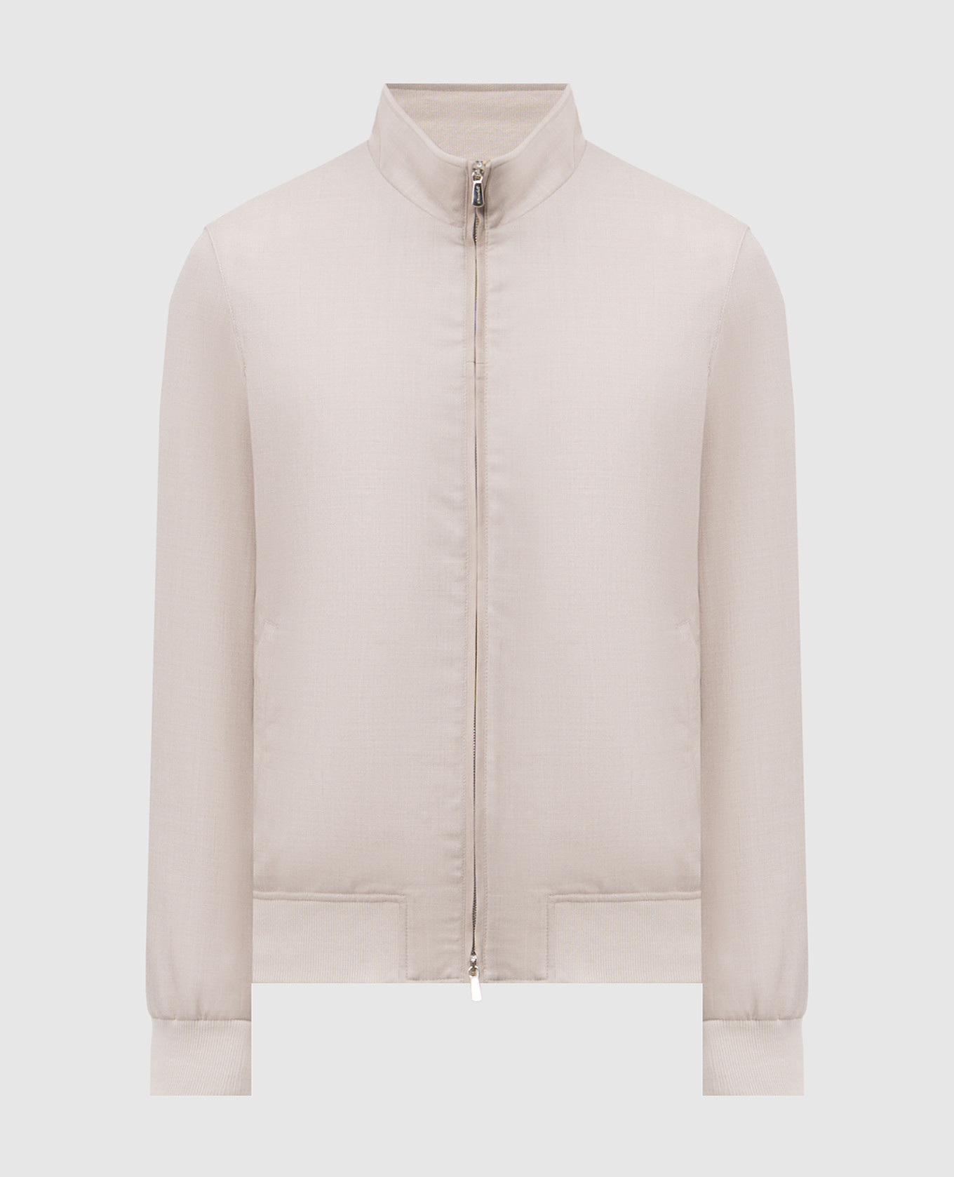 Бежевая куртка из кашемира