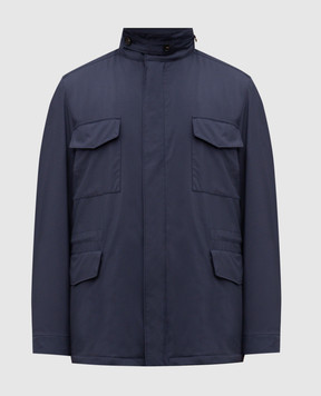 Loro Piana Синя утеплена куртка FAM3293