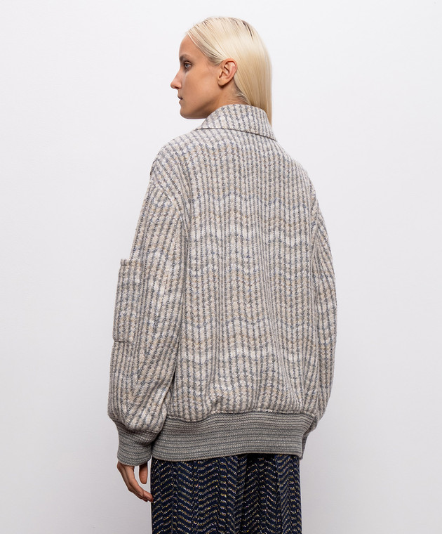 Missoni Серая куртка с кашемиром DS26WC06BC006H изображение 4