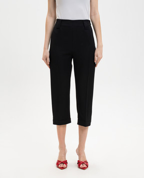 Versace Черные капри из шерсти 10234781A17793