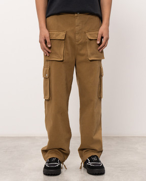 Rhude Коричневые брюки-карго RHFW26PA01321