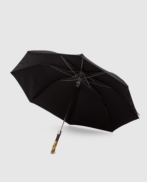 Pasotti Коричневый складной зонтик Golden Horse OMITUO64SRASO67683