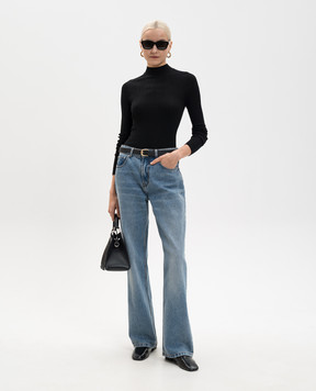 LISA YANG Чорний топ Davina з кашеміру 2026005