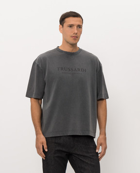 Trussardi Сіра футболка з логотипом G0758000232NMTS22J17