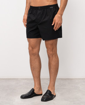 Dolce&Gabbana Чорні труси-боксери вільного крою M3A12TON0ED