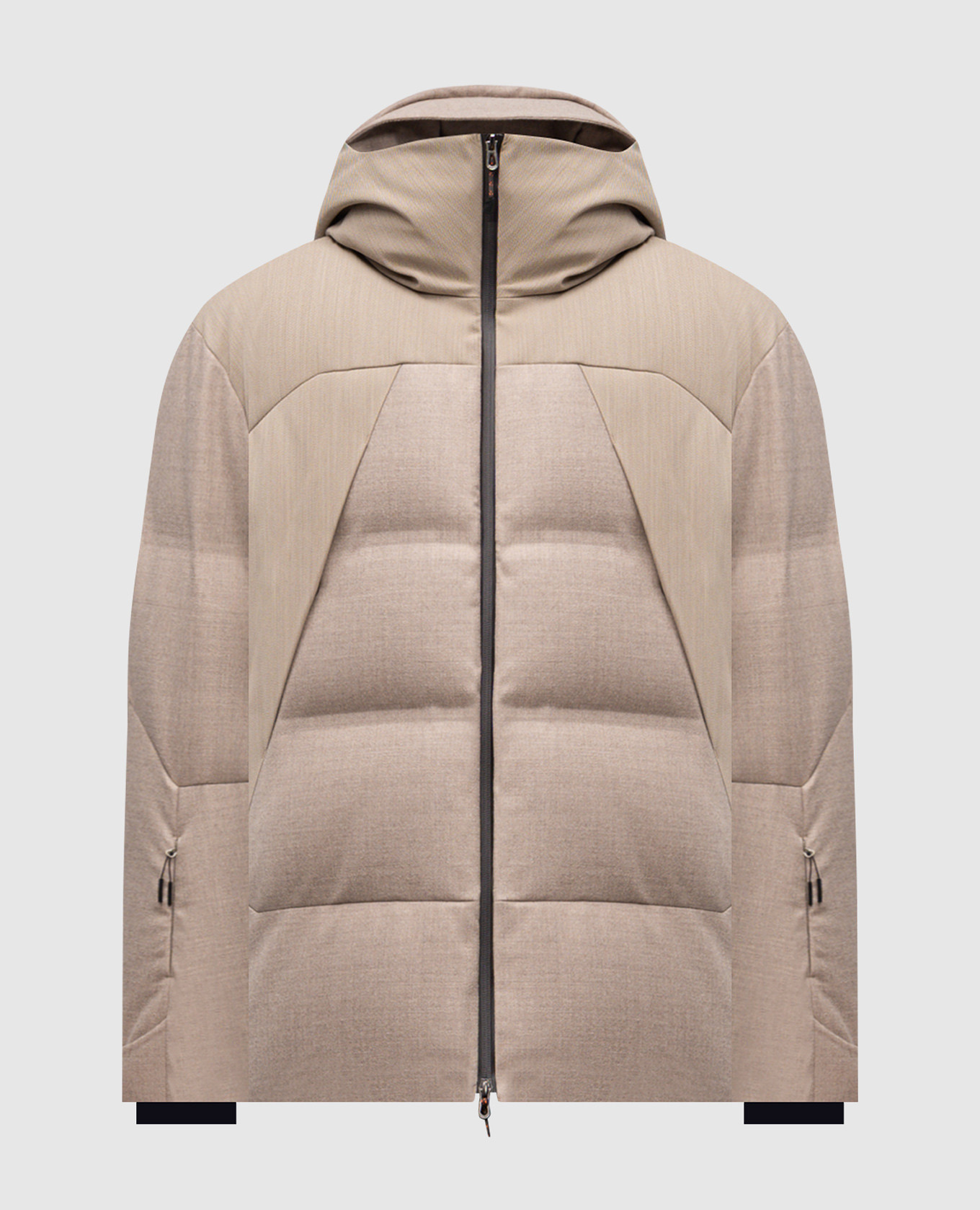 

Бежевая горнолыжная пуховая куртка Nordend из шерсти, Бежевый, Куртки