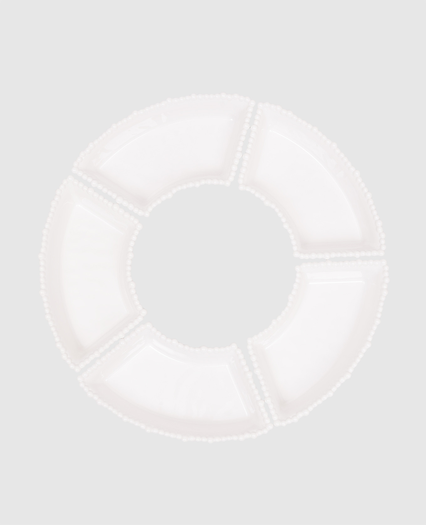 

Набор белых тарелок для закусок, Белый, Посуда