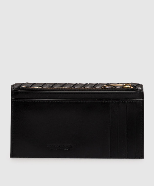 Bottega Veneta Чорний шкіряний гаманець 875457V0HW7 зображення 2