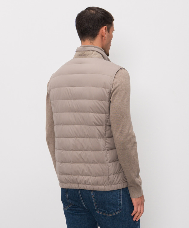 Enrico Mandelli Бежевий пуховий жилет 3T570A519V зображення 4