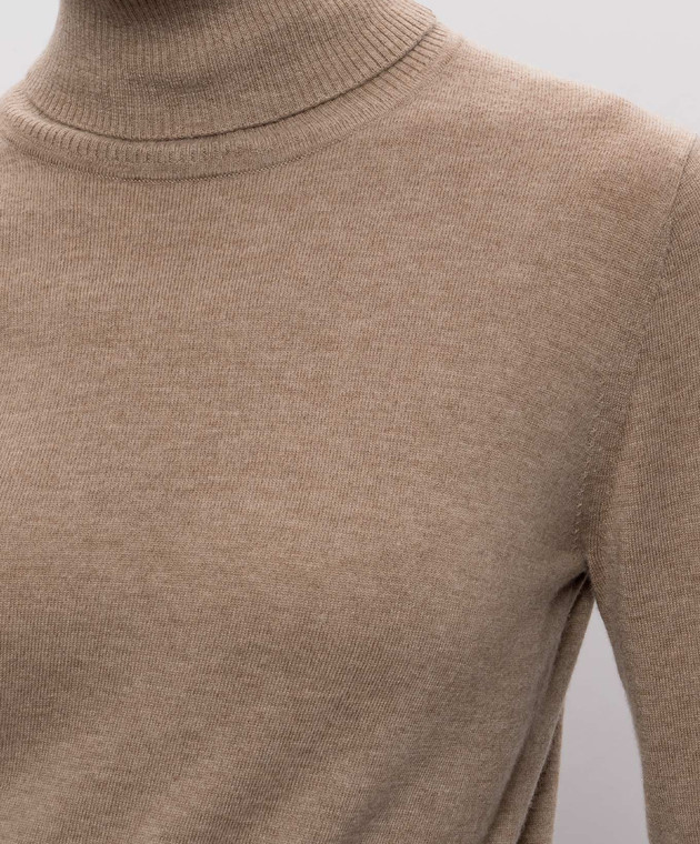 Max Mara Бежевый гольф ALLEGRA из шерсти SMMALLEGRA изображение 5