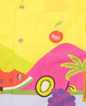 Diesel Дитяча сорочка в принт J02745KXBST